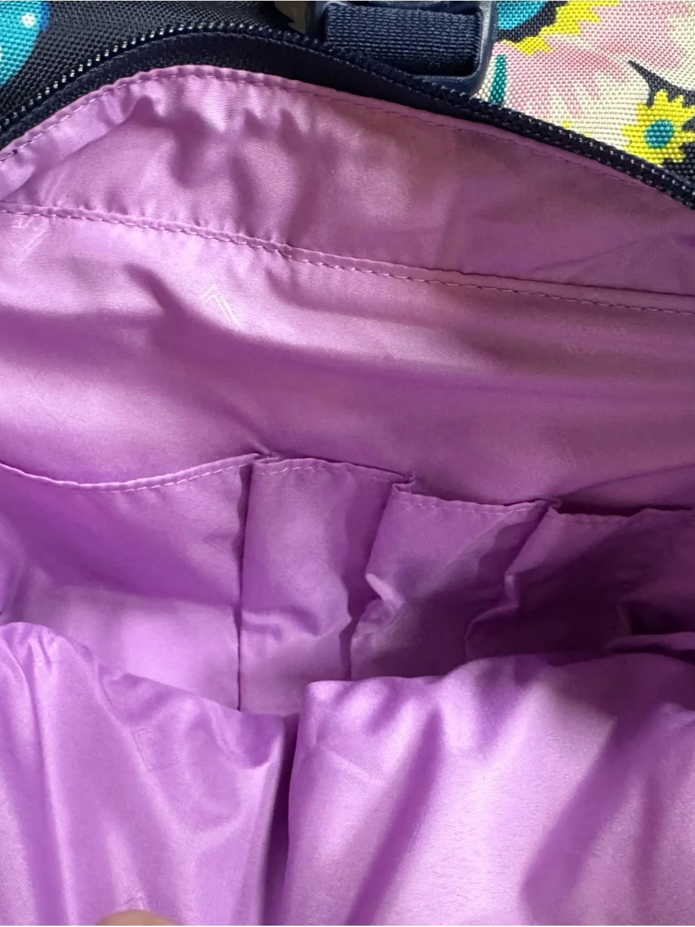 Vera Bradley lighten up daytripper firefly garden backpack EUC